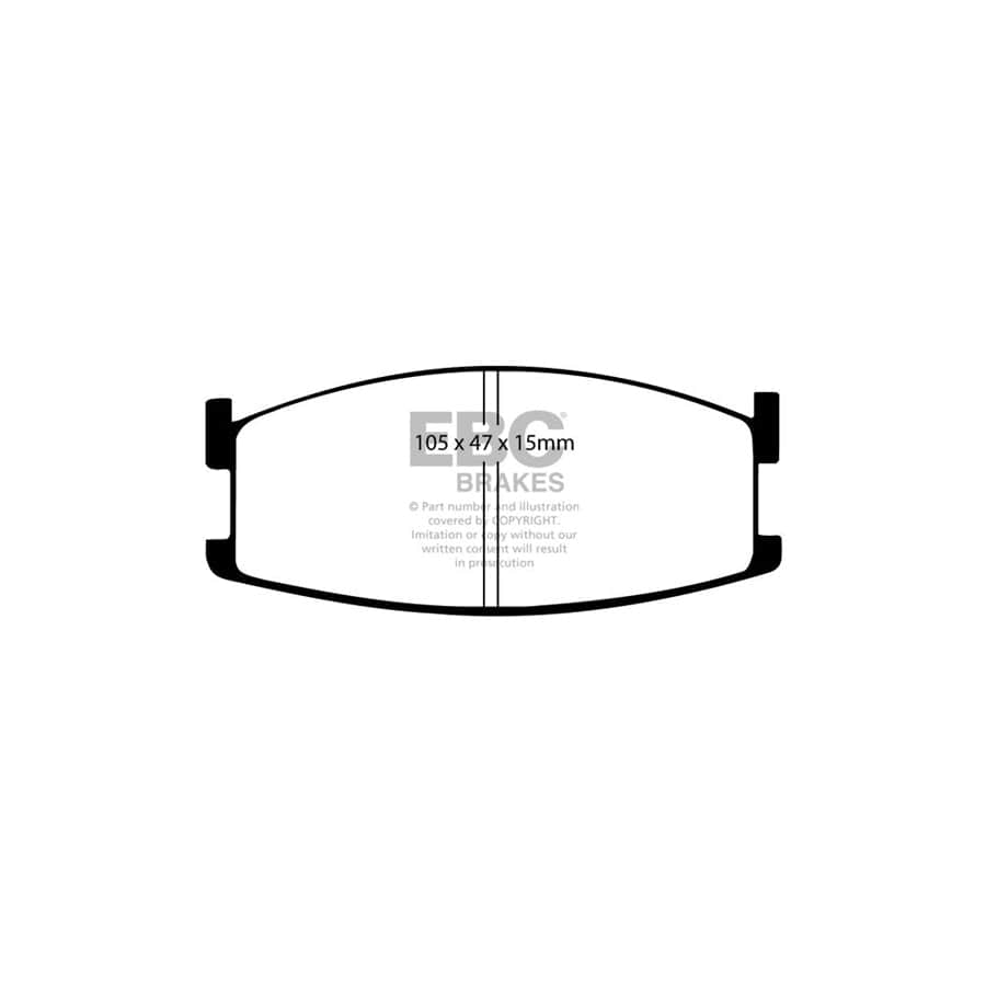 EBC PDKF1152 Mazda 626 Montrose Ultimax Front Brake Pad & Plain Disc Kit 2 | Duco Car Parts UK Car Parts
