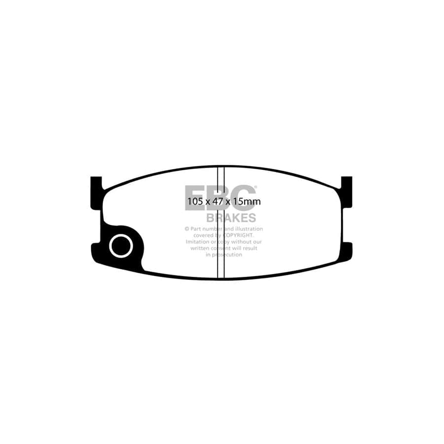 EBC PDKF1153 Mazda 626 Montrose Ultimax Front Brake Pad & Plain Disc Kit 2 | Duco Car Parts UK Car Parts
