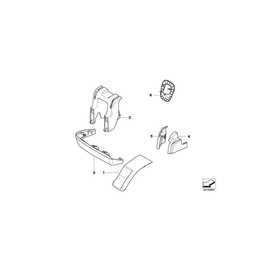 Genuine BMW 52307171980 E70 E70 Trim, Seat Inner Right TABAK (Inc. X5 3.0si, X5 3.0sd & X5 M50dX) | Duco Car Parts UK Car Parts