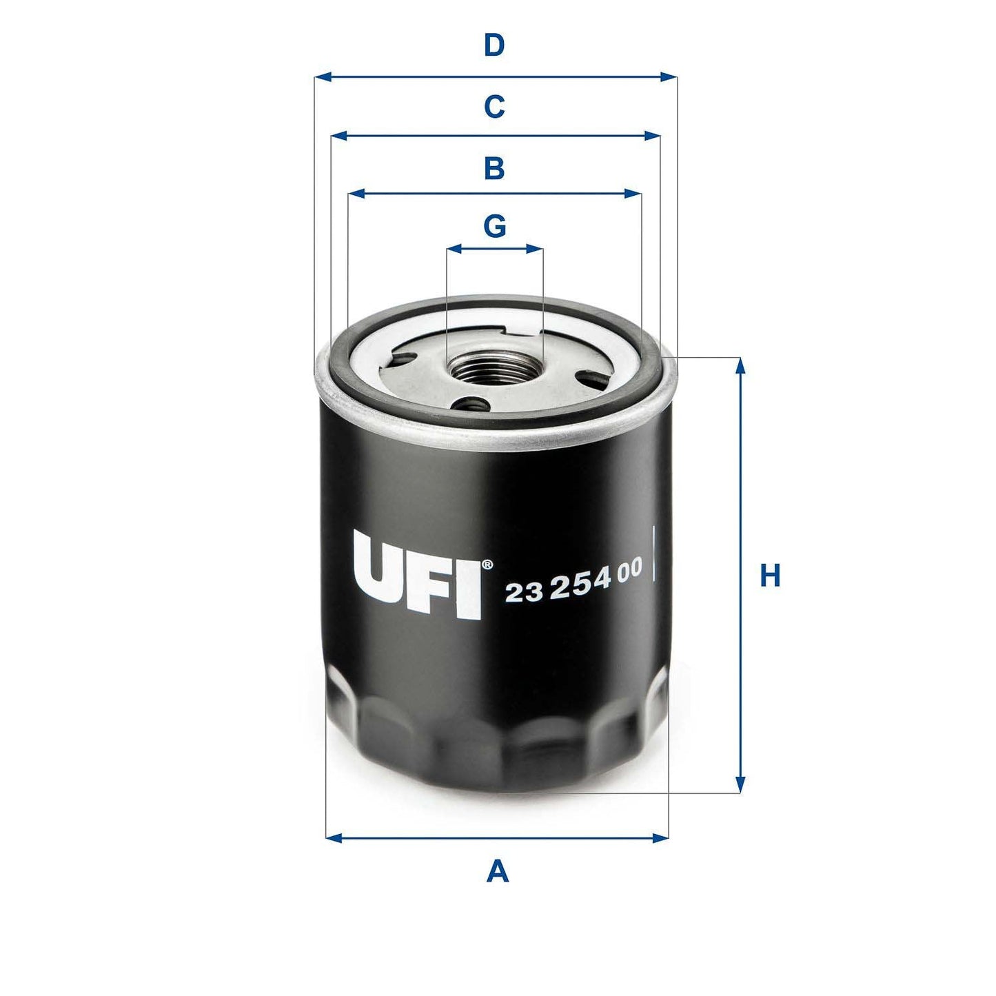 UFI 23.254.00 Oil Filter