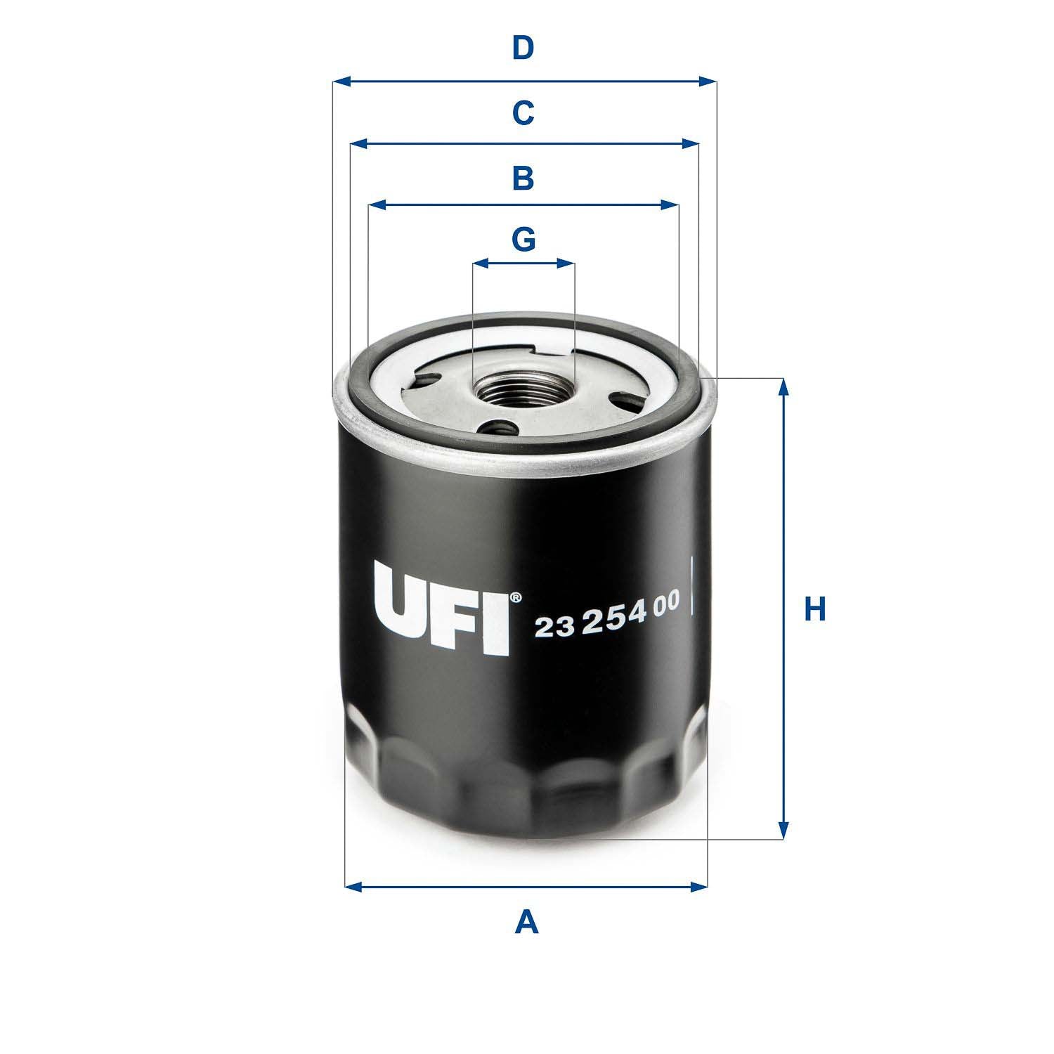 UFI 23.254.00 Oil Filter