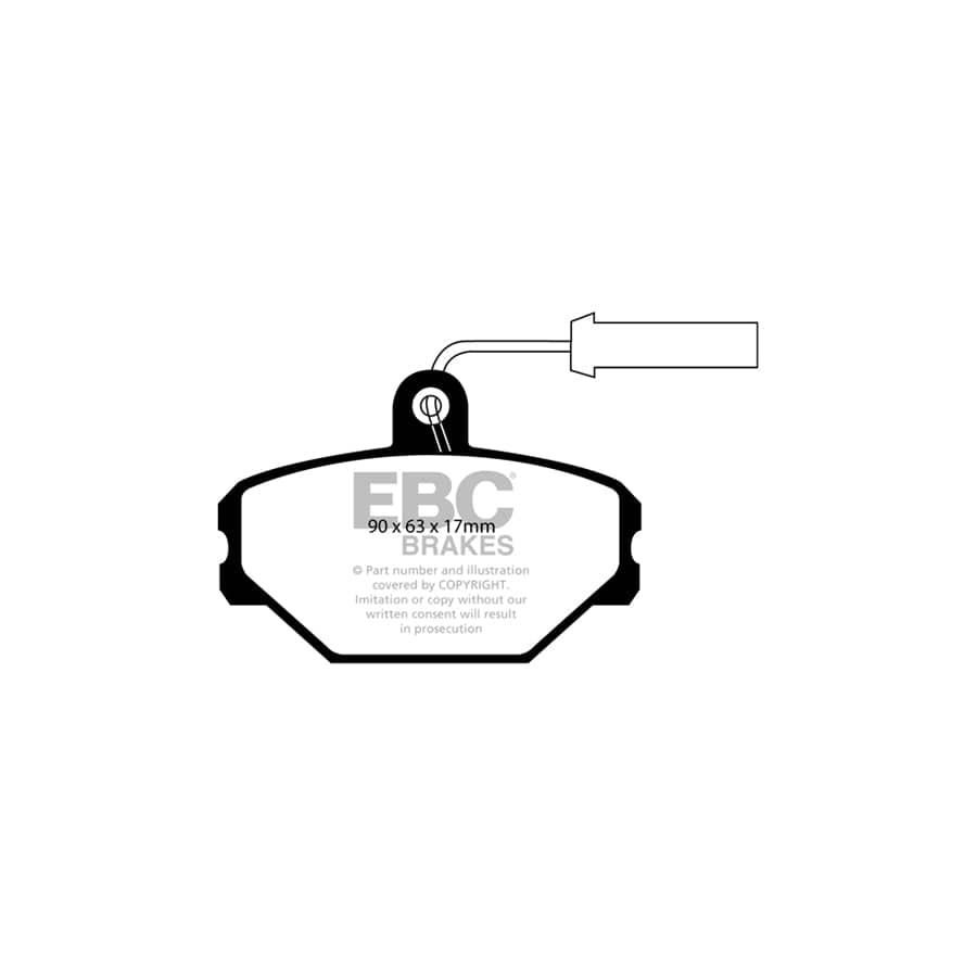 EBC PDKF643 Fiat Lancia Ultimax Front Brake Pad & Plain Disc Kit 2 | Duco Car Parts UK Car Parts
