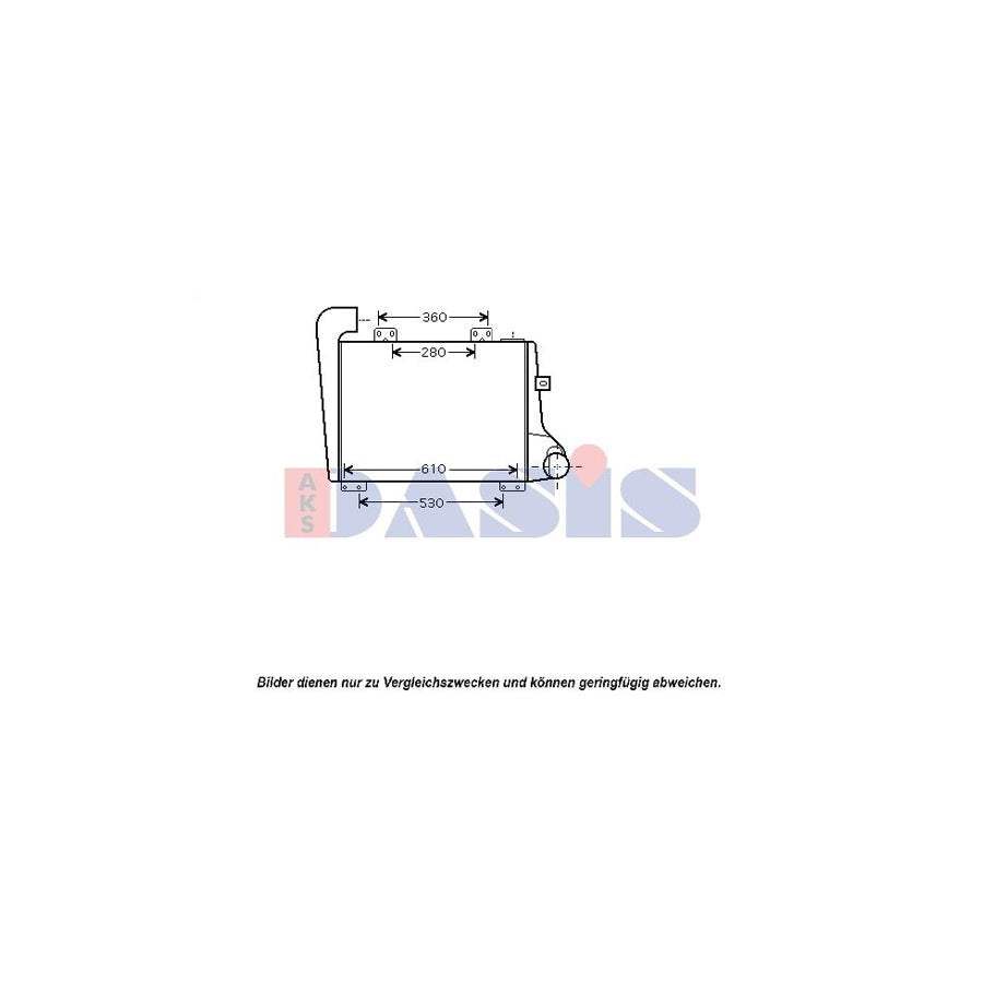 AKS Dasis 397005N Intercooler | Duco Car Parts UK