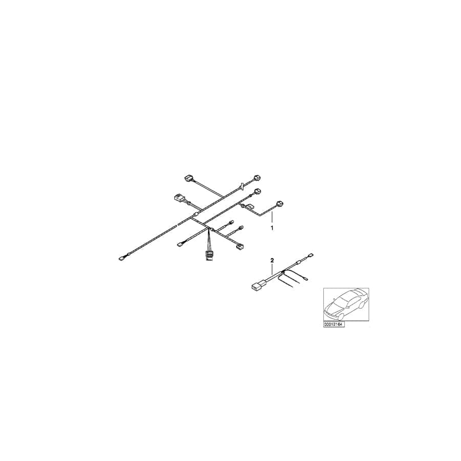 Genuine BMW 64118377769 E39 Heater/Air Conditioning Wiring Set (Inc. 540iP, 525td & M5) | Duco Car Parts UK Car Parts