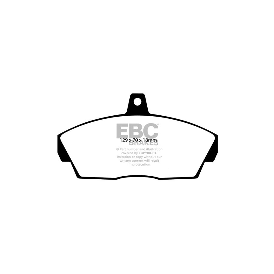 EBC PD11KF419 Land Rover Freelander Greenstuff Front Brake Pad & GD Disc Kit 2 | Duco Car Parts UK Car Parts