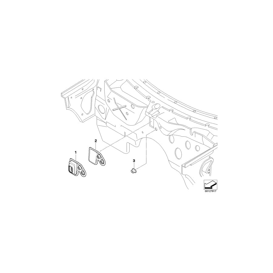 Genuine BMW 64116927770 E85 E86 Grommet (Inc. Z4 2.5i, Z4 2.5si & Z4 2.2i) | Duco Car Parts UK Car Parts