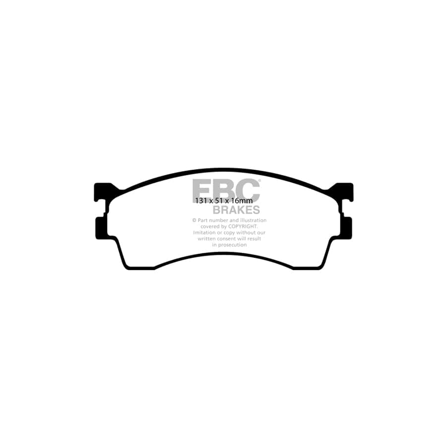 EBC PDKF1157 Mazda Ultimax Front Brake Pad & Plain Disc Kit - Akebono Caliper 2 | Duco Car Parts UK Car Parts