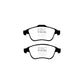 EBC PD13KF815 Renault Yellowstuff Front Brake Pad & GD Disc Kit - Girling/TRW/ATE Caliper 2 | Duco Car Parts UK Car Parts
