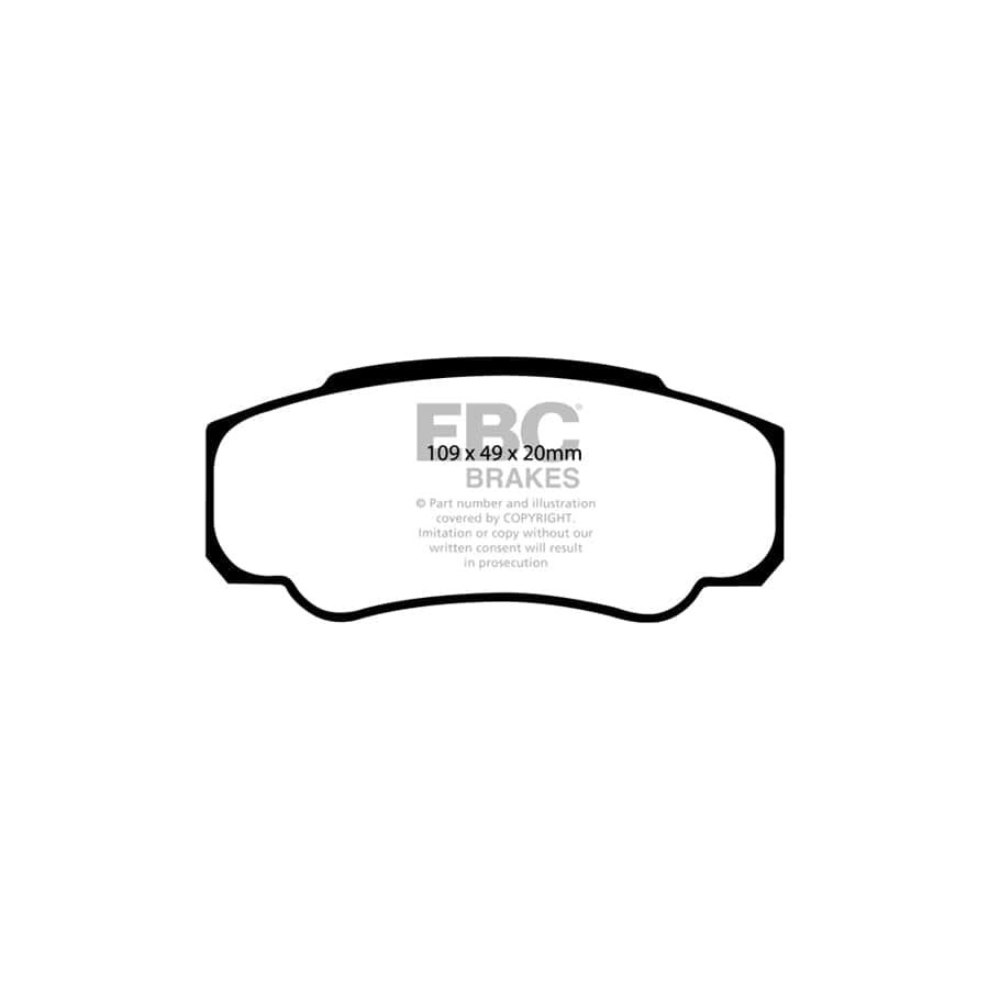 EBC PDKR274 Citroen Fiat Peugeot Ultimax Rear Brake Pad & Plain Disc Kit - Brembo Caliper 2 | Duco Car Parts UK Car Parts