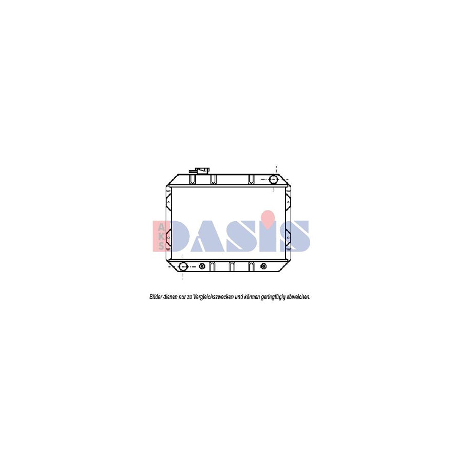 AKS Dasis 090230N Engine Radiator For Ford Taunus | Duco Car Parts UK