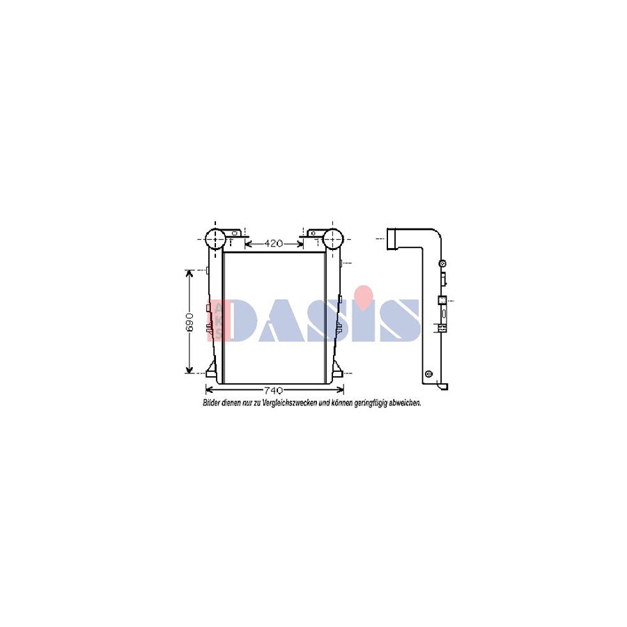 AKS Dasis 397011N Intercooler | Duco Car Parts UK