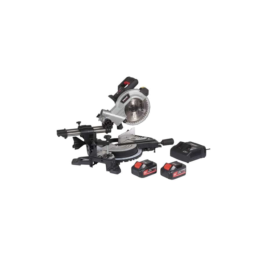 Trend TRET18S184S2 T18S/MS184S2 Mitre Saw 18V 2 x 5.0Ah Li-ion | Duco Car Parts UK