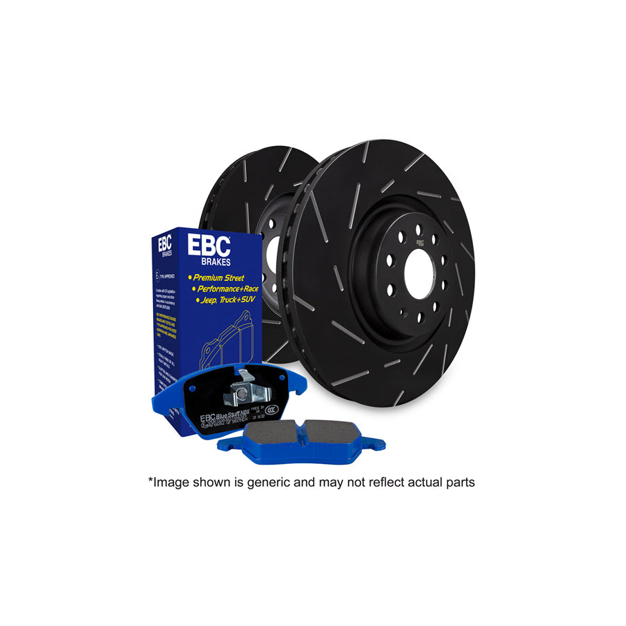 EBC PD09KR357 Lexus Toyota Bluestuff Rear Brake Pad & USR Disc Kit (Inc. LX450, LX570, Landcruiser, Sequoia) 1 | Duco Car Parts UK Car Parts