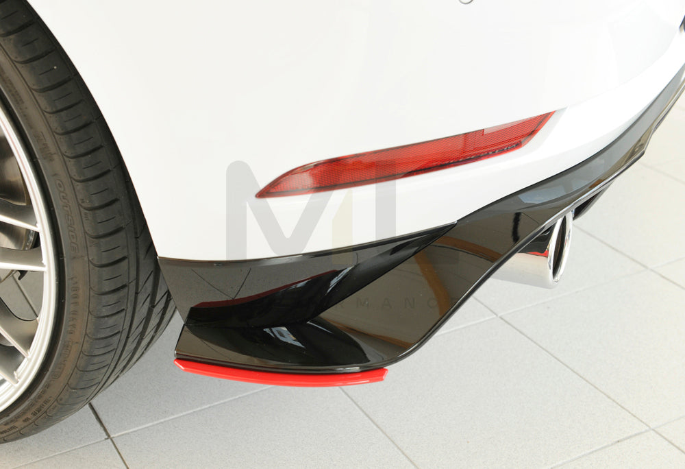 Rieger 00059518 VW Mk7 Golf GTI-TCR Rear Side Splitter 5 | Duco Car Parts UK Car Parts
