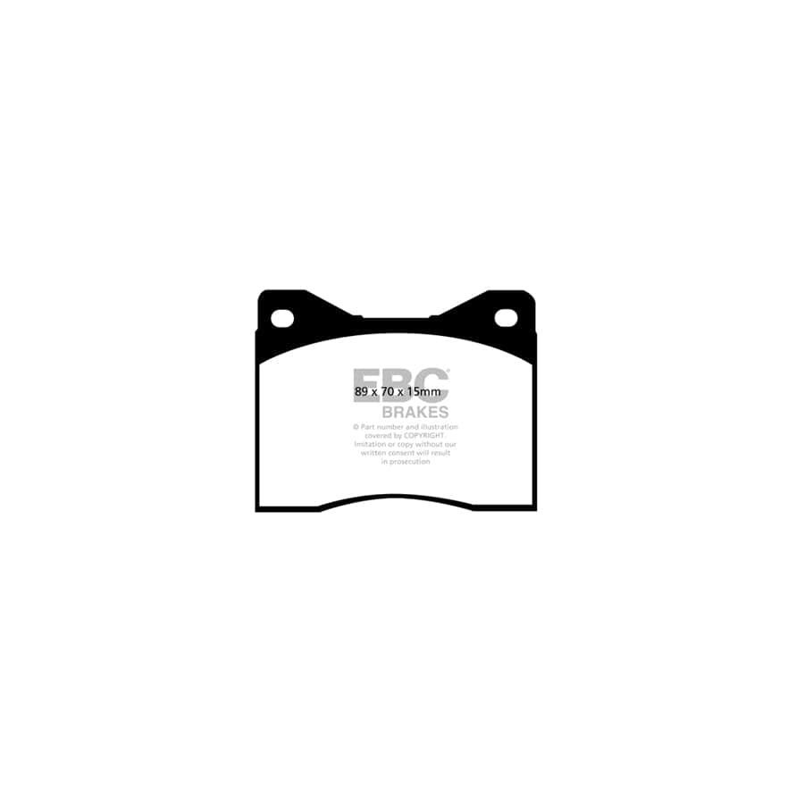 EBC PD04KF1023 BMW E3 E12 Bluestuff Front Brake Pad & Plain Disc Kit - ATE Caliper 2 | Duco Car Parts UK Car Parts