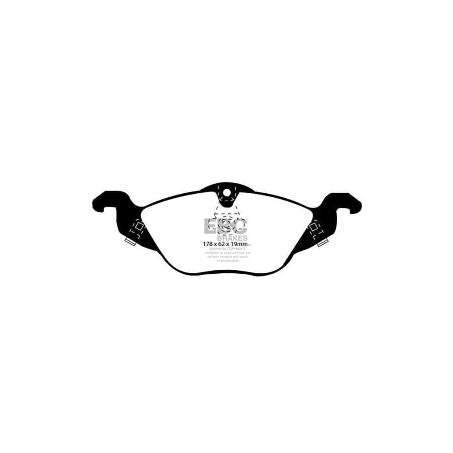 EBC PDKF1487 Opel Vauxhall Ultimax Front Brake Pad & Plain Disc Kit - Bosch/Girling/TRW Caliper 2 | Duco Car Parts UK Car Parts
