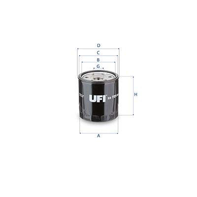 UFI 23.721.00 Oil Filter