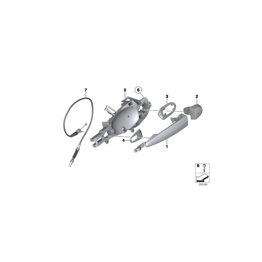 Genuine BMW 51212992983 E84 Covering Door, Primed Left (Inc. X1 35iX, X1 20i & X1 25dX) | Duco Car Parts UK