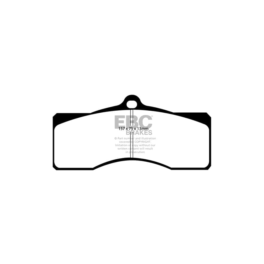 EBC PD03KF299 Chevrolet Corvette Yellowstuff Front Brake Pad & Plain Disc Kit 2 | Duco Car Parts UK Car Parts