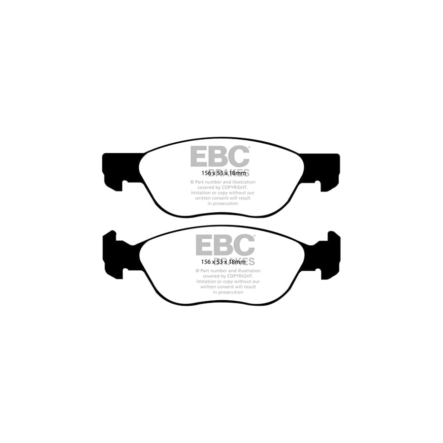 EBC PDKF651 Fiat Punto Ultimax Front Brake Pad & Plain Disc Kit 2 | Duco Car Parts UK Car Parts