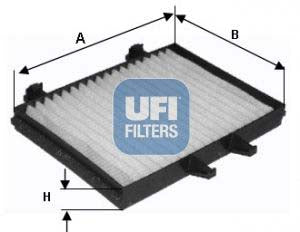 UFI 53.128.00 Pollen Filter