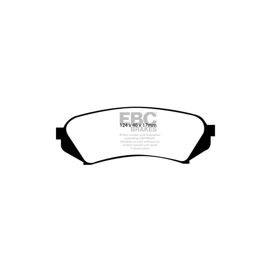 EBC PD01KR752 Toyota Landcruiser Greenstuff Rear Brake Pad & Plain Disc Kit 2 | Duco Car Parts UK Car Parts