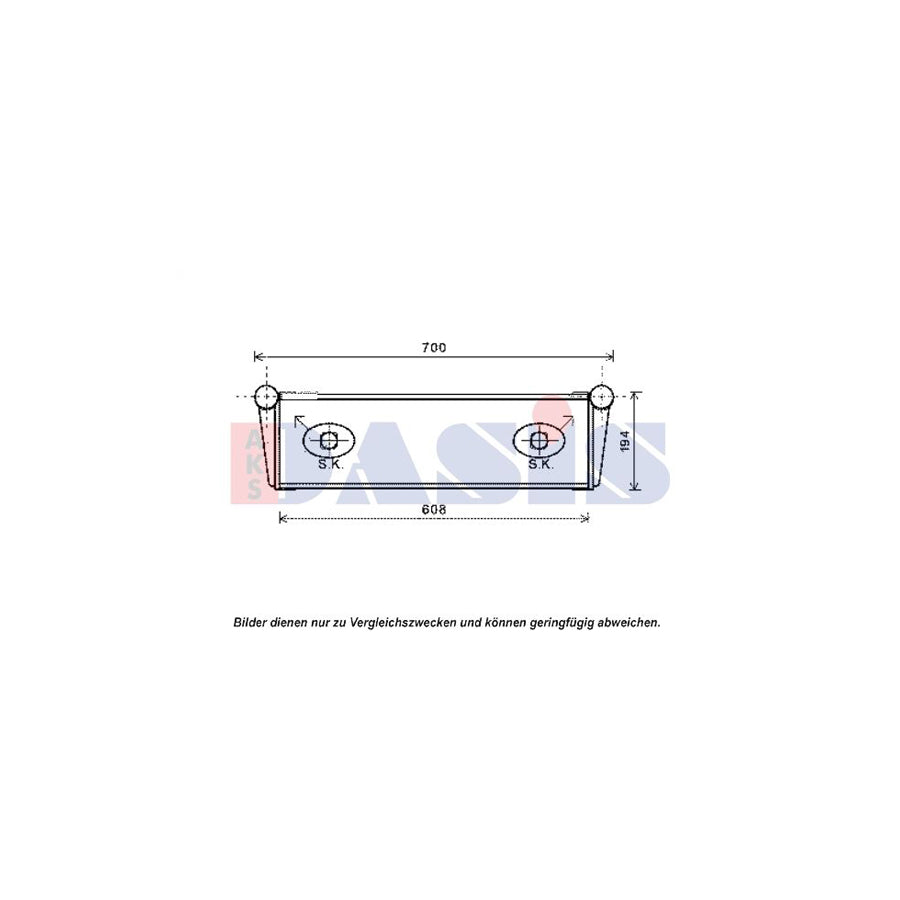 AKS Dasis 170008N Engine Radiator For Porsche 911 | Duco Car Parts UK