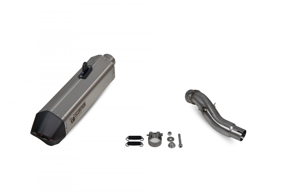 Scorpion RHA185SEO Honda CB300 R Serket Parallel Slip-On - Brushed Stainless Steel Sleeve | Duco Car Parts UK UK