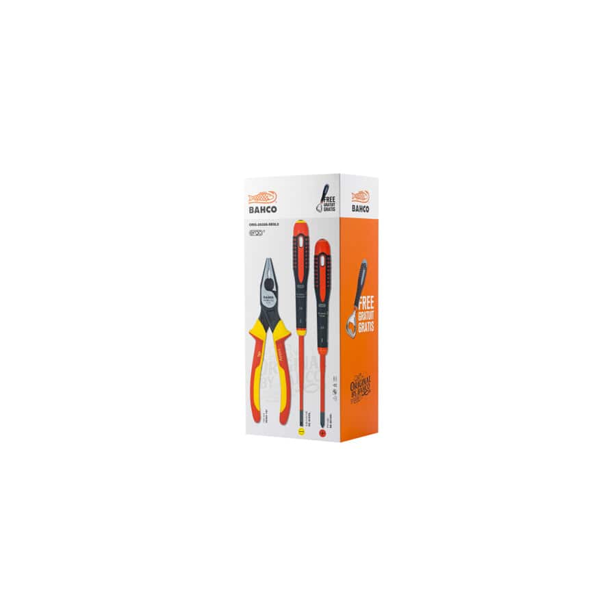 Bahco BAHVDESDPSET Original VDE Screwdriver & Plier Set | Duco Car Parts UK