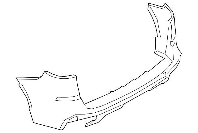 Genuine BMW 51115A0BD57 Bumper Cover