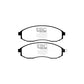 EBC DP61489 Mitsubishi L 200 96-06 Greenstuff Front Brake Pads 2 | Duco Car Parts UK Car Parts