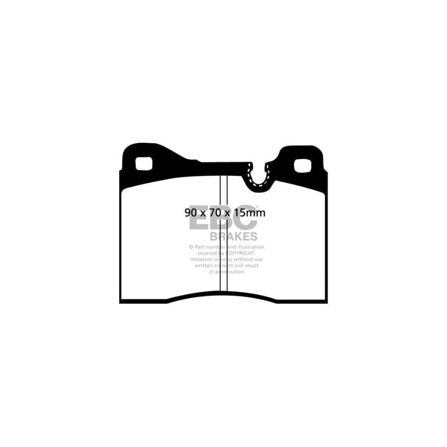 EBC PDKF217 BMW 1800 Ultimax Front Brake Pad & Plain Disc Kit 2 | Duco Car Parts UK Car Parts
