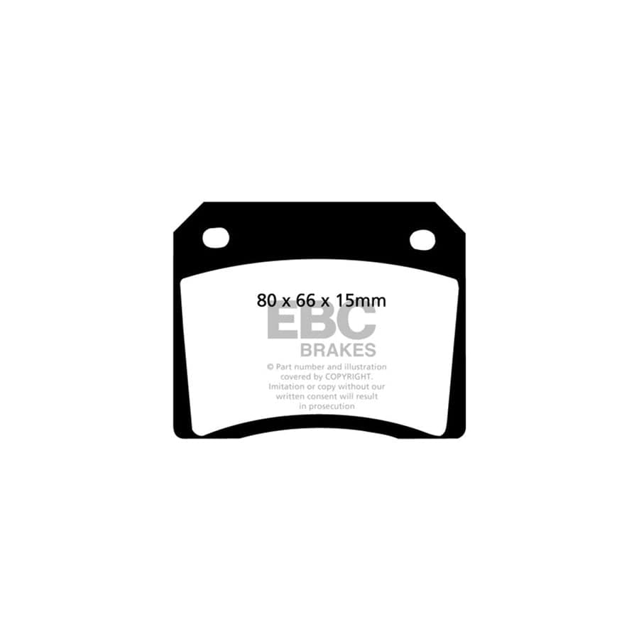 EBC PDKF318 Bond Equipe Ultimax Front Brake Pad & Plain Disc Kit 2 | Duco Car Parts UK Car Parts
