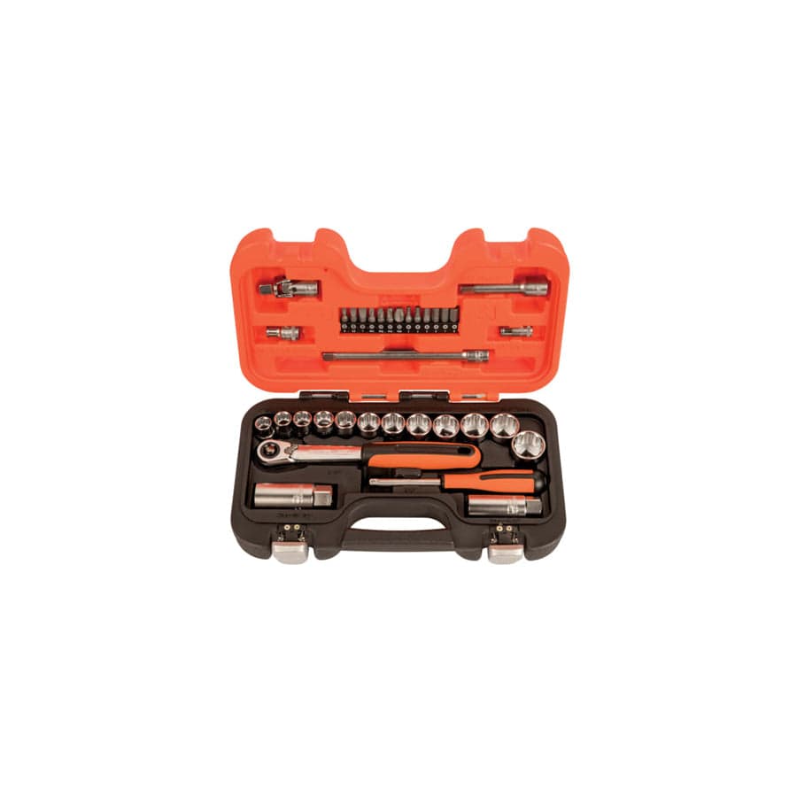 Bahco BAHSL34 SL34 3/8in Drive Socket & Mech Set, 34 Piece | Duco Car Parts UK