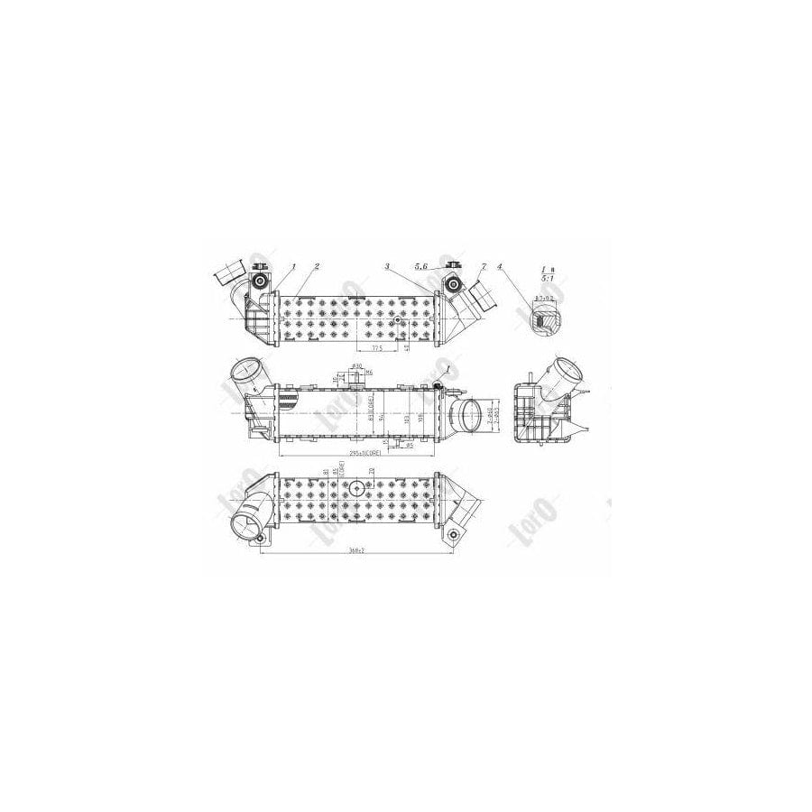 Abakus 0460180003 Intercooler | Duco Car Parts UK
