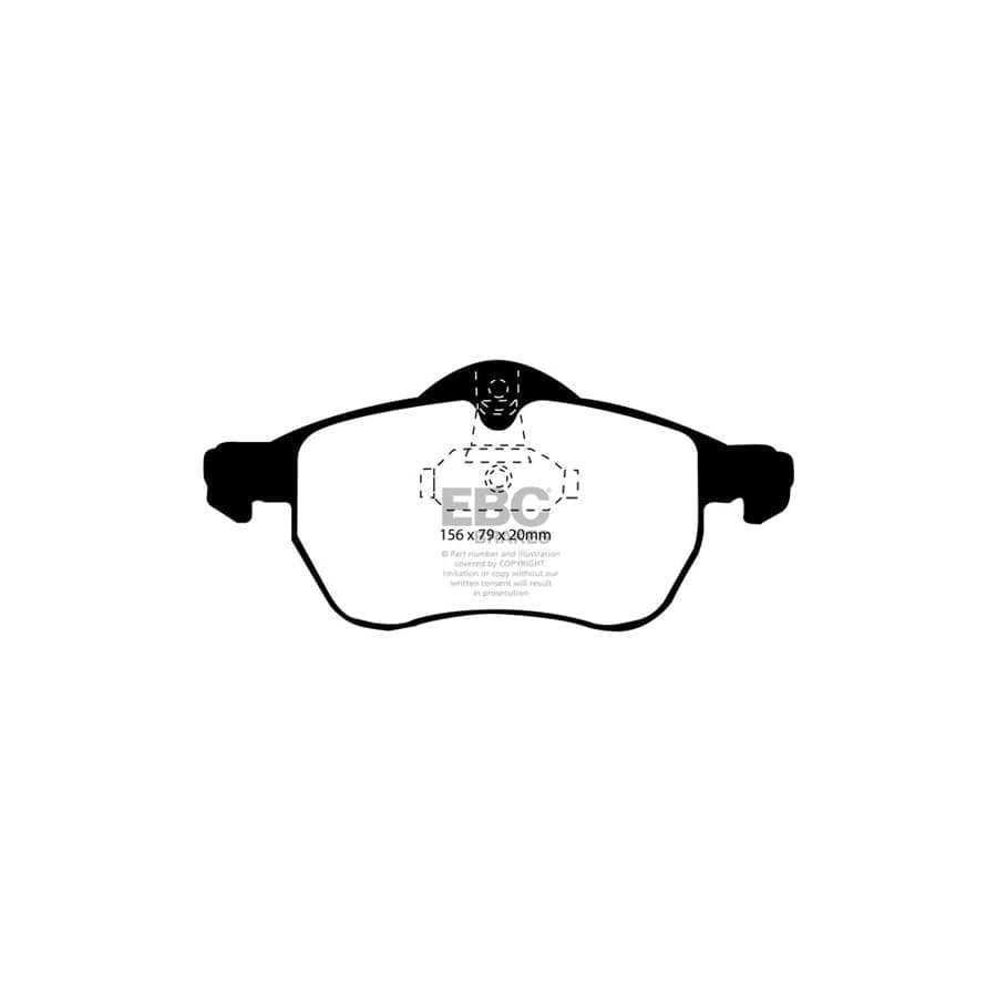 EBC PDKF1490 Opel Vauxhall Ultimax Front Brake Pad & Plain Disc Kit - Bosch/Girling/TRW Caliper 2 | Duco Car Parts UK Car Parts