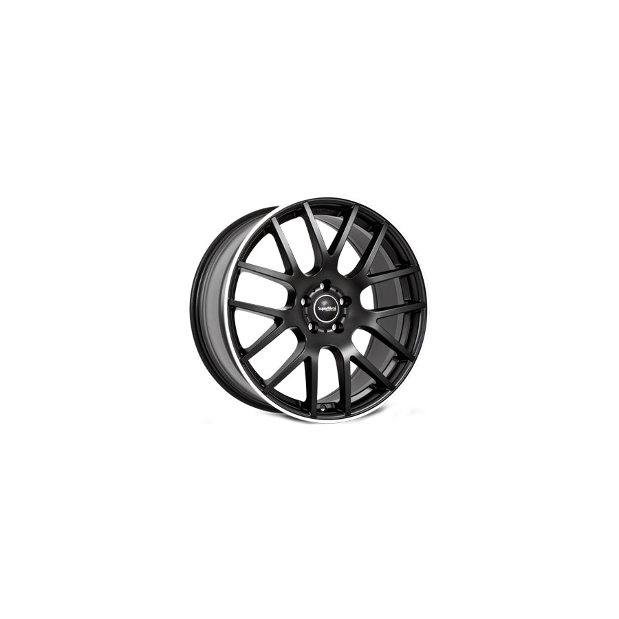 SuperMetal Trident 9x20 ET50 52006 Satin Black Rim Polished Wheel | Duco Car Parts UK Car Parts