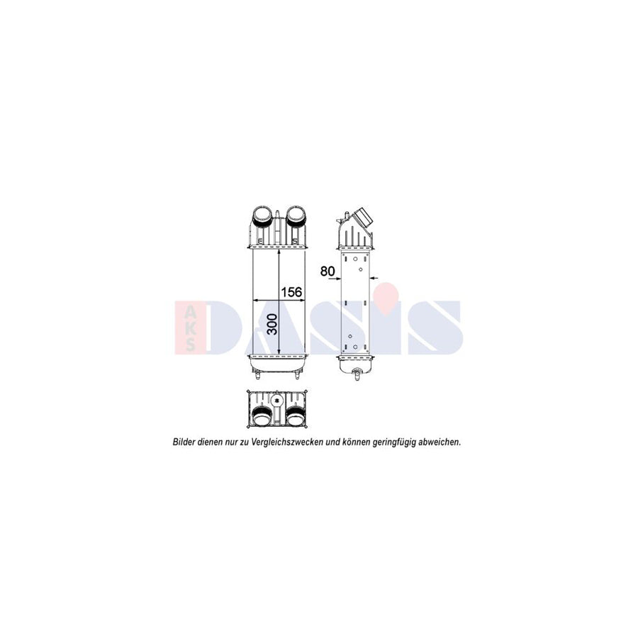AKS Dasis 067016N Intercooler | Duco Car Parts UK