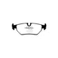 EBC PDKR288 Daimler Jaguar Ultimax Rear Brake Pad & Plain Disc Kit - ATE Caliper 2 | Duco Car Parts UK Car Parts