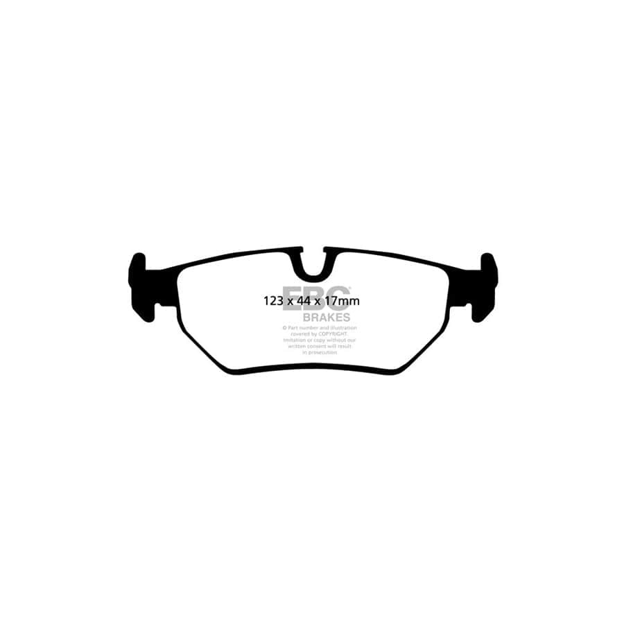 EBC PDKR288 Daimler Jaguar Ultimax Rear Brake Pad & Plain Disc Kit - ATE Caliper 2 | Duco Car Parts UK Car Parts