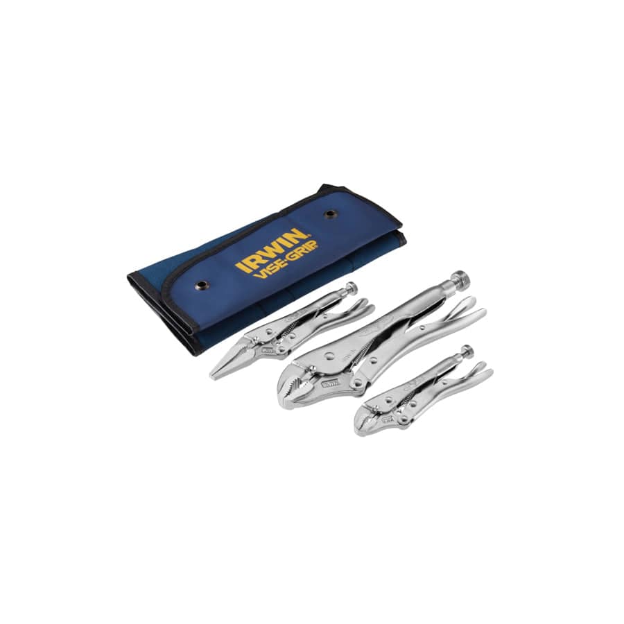 IRWIN Vise-Grip VISTVG73 TVG73 Locking Pliers Set, 3 Piece | Duco Car Parts UK