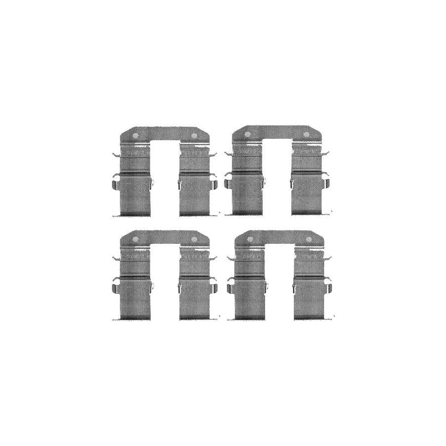 Hella 8DZ 355 203-351 Accessory Kit, Disc Brake Pads
