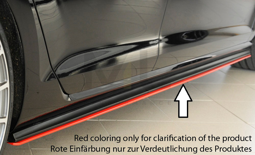 Rieger 00059587 VW Mk7 Golf Side Skirt Splitter (GTI, GTD & GTE) 6 | Duco Car Parts UK Car Parts