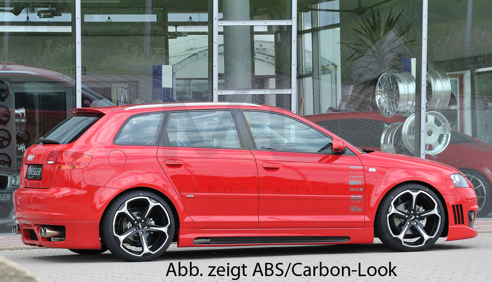 Rieger 00056740 Audi 8P A3 Side Skirt 6 | Duco Car Parts UK Car Parts