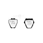 EBC PD02KF042 Audi B5 C5 Redstuff Front Brake Pad & Plain Disc Kit - Girling/TRW Caliper (Inc. A6, S4, S6) 2 | Duco Car Parts UK Car Parts