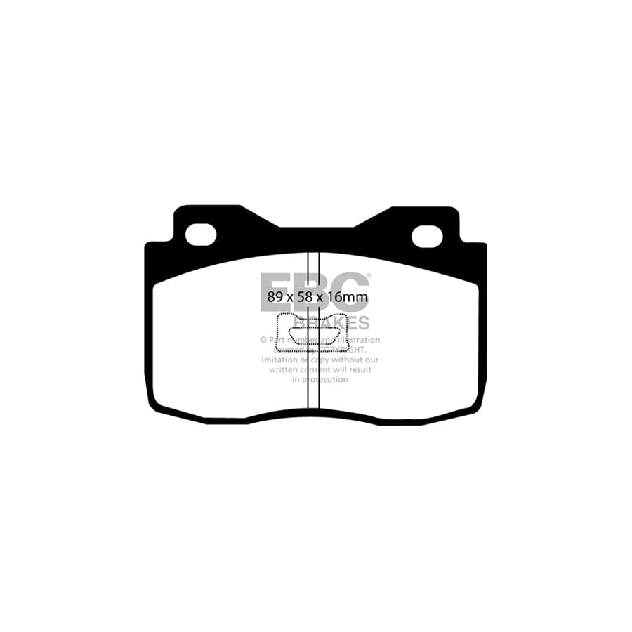 EBC PDKF673 Fiat Fiorino Ultimax Front Brake Pad & Plain Disc Kit 2 | Duco Car Parts UK Car Parts