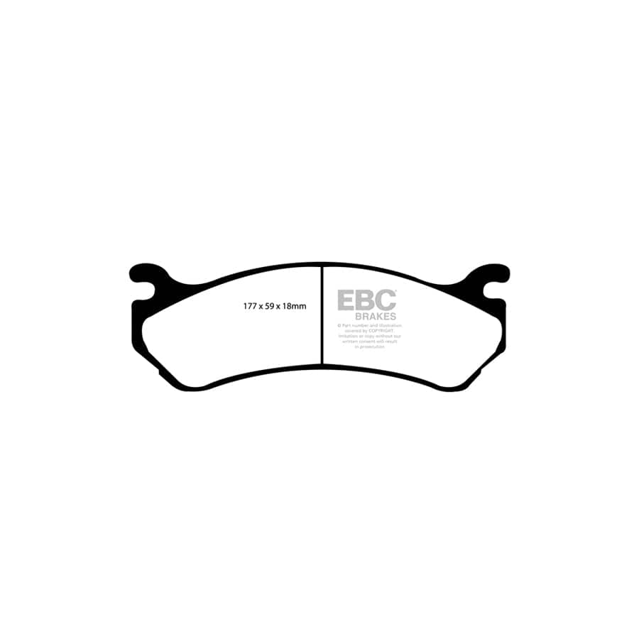 EBC PDKF326 Cadillac Chevrolet Gmc Ultimax Front Brake Pad & Plain Disc Kit 2 | Duco Car Parts UK Car Parts