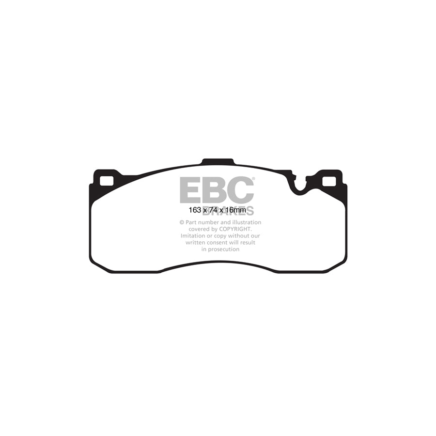 EBC PD15KF817 BMW E82 E88 Orangestuff Front Brake Pad & GD Disc Kit 2 | Duco Car Parts UK Car Parts