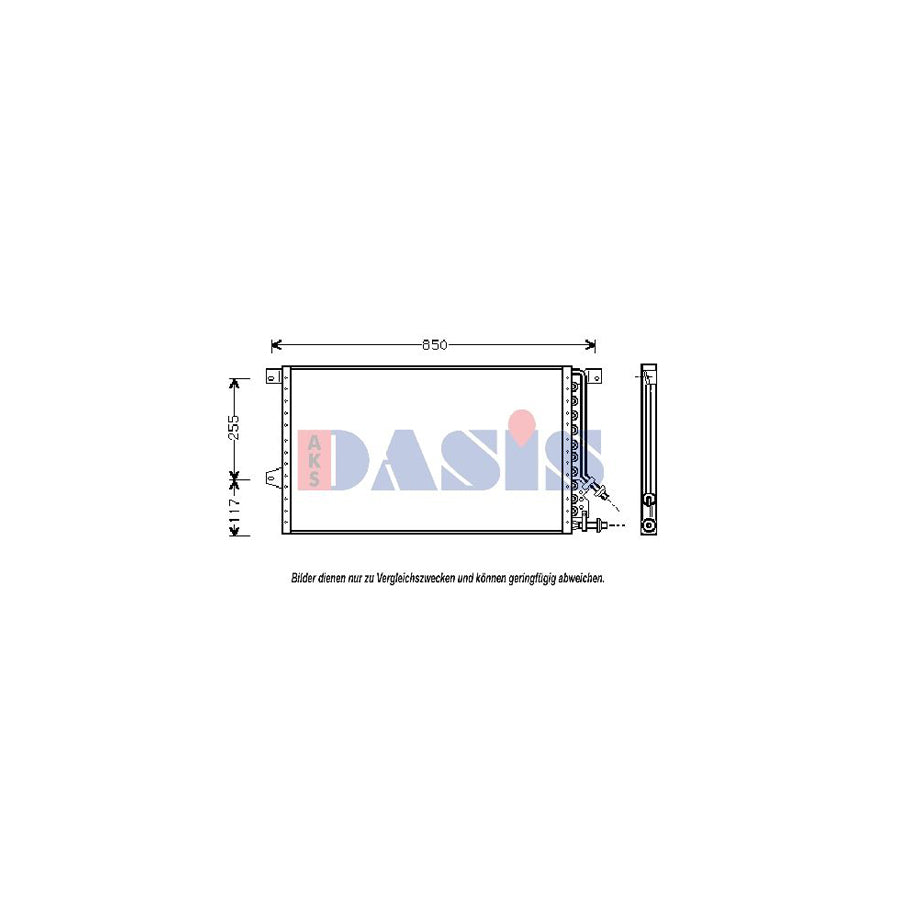 AKS Dasis 092012N Air Conditioning Condenser For Ford Usa Taurus | Duco Car Parts UK