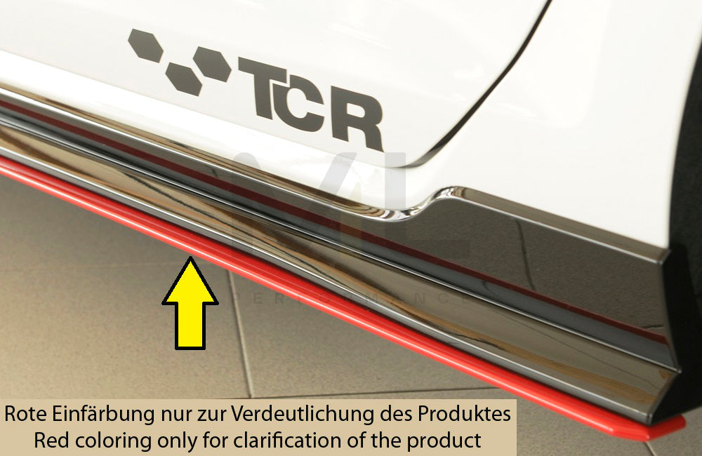Rieger 00059516 VW Mk7 Golf GTI-TCR Side Skirt Splitter 2 | Duco Car Parts UK Car Parts
